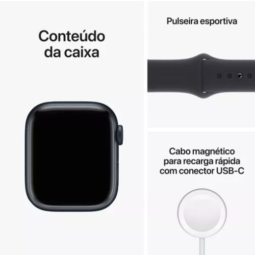 Apple Watch Series 8 Gps 41mm Padrão Lacrado Na Caixa