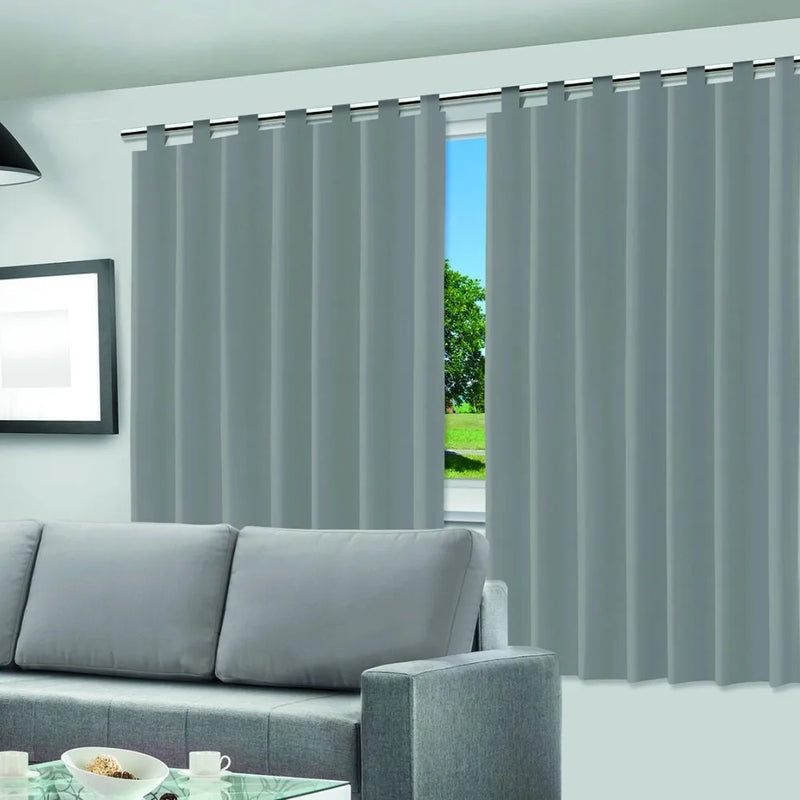 Curtain Blackout Grey Film 280x200cm