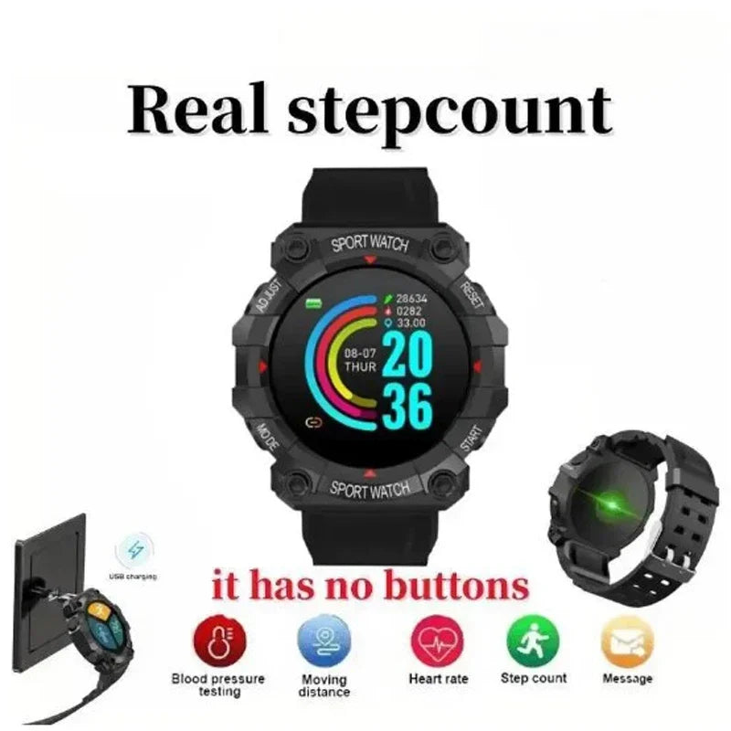 Relógio Digital com funções Esportivas Para Homens E Mulheres Bluetooth  Modelo IP68 Tela Sensível Ao Toque Pulseira De Fitness EXLUSIVO para IOS Android