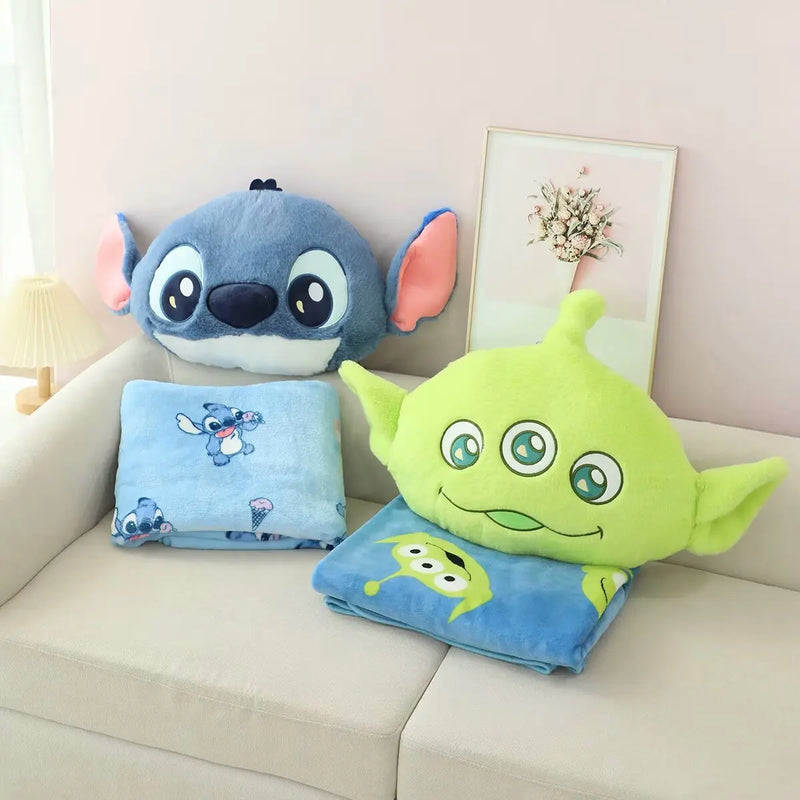 Almofada Confortável Stitch ou Alien Toy Story, Decoração para casa, podendo ser travesseiro para cochilo, Excelente mimo de Natal